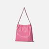 Modische Vielseitige Große Kapazität Tasche Lässige Pendler Ketten-Tote High-End Einzel Schulter Unifarbene Ölwachs Handtasche