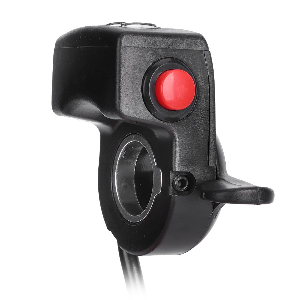 36V Plumbic Acid Electric Quantity Display Speed Regulation Thumb Throttle Grip with Headlight