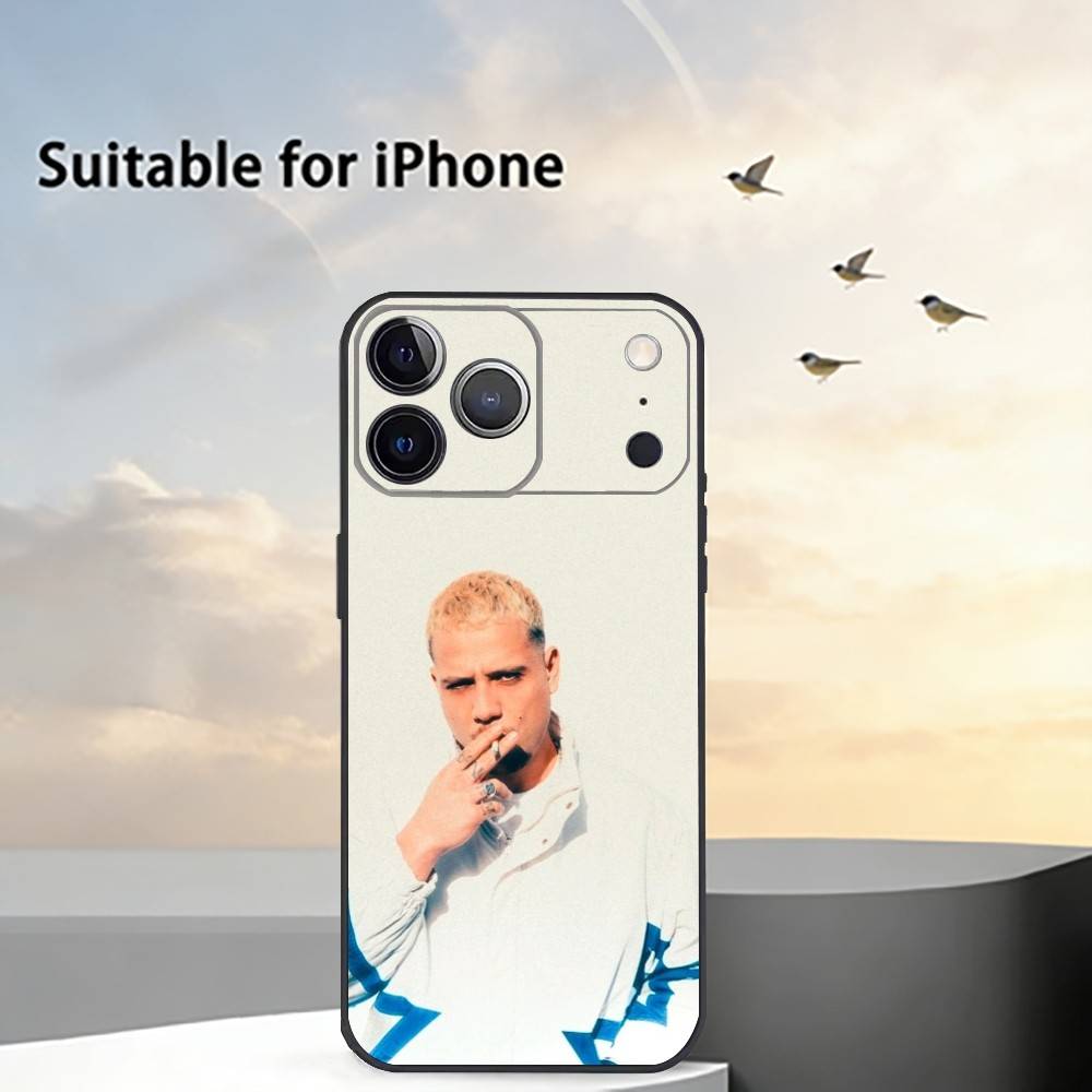 PLK French Rapper M-Mathieu Phone Case For iPhone 17,16,15,14,13,12,11 Plus,Pro Max,XS,Soft Silicone Black Cover