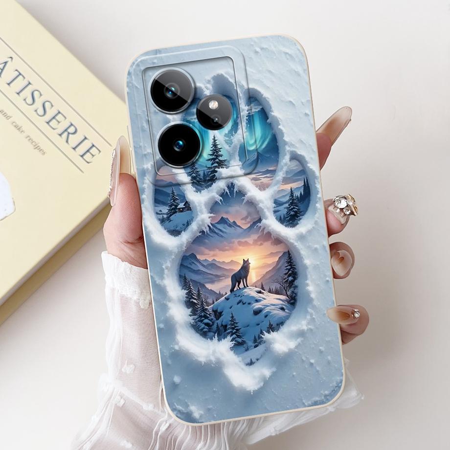 For Realme GT7 Case RealmeGT 7T New Candy Painted Back Cover Shockproof Soft TPU Phone Case For Realme GT 7 Pro GT7 T GT7T Shell