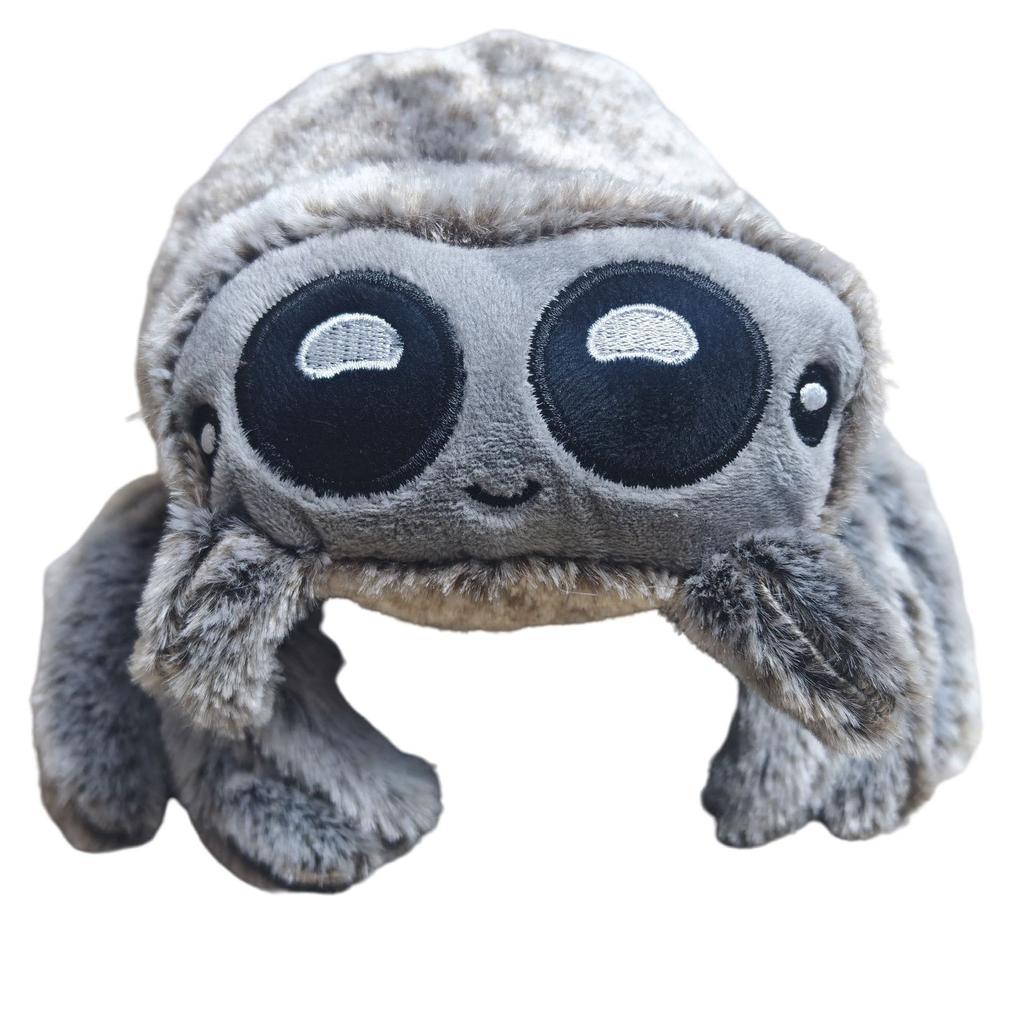 Simulated Little Spider Doll Lucas Spider Black And White Spider Plush Toy Doll