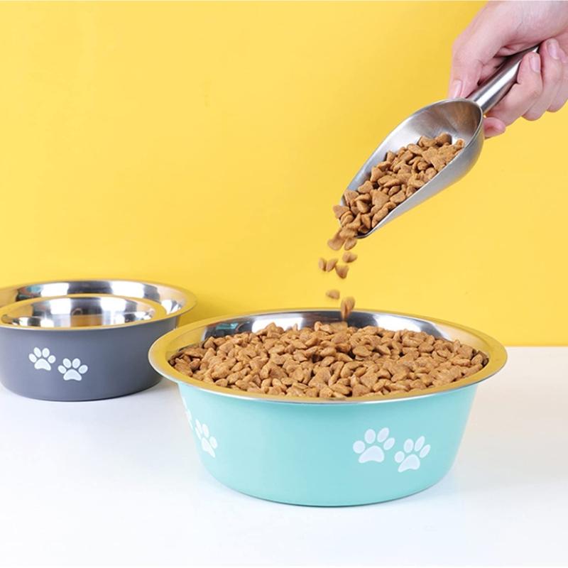 Large Capacity Dog Bowl For Small Medium Large Dog Feeder Bowls And Drinkers Stainless Steel Pet Feeders Pets Dogs Accessories