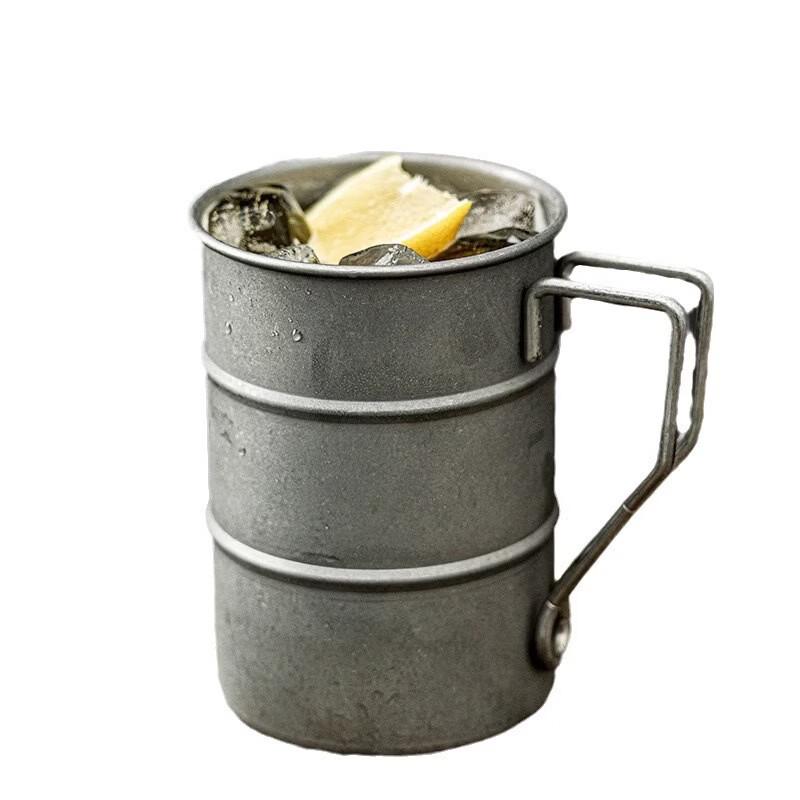304 Stainless Steel Retro Industrial Mug