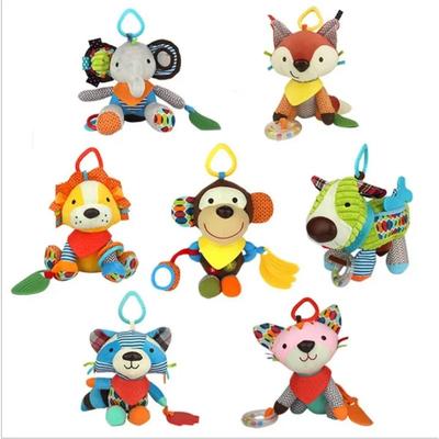 Baby Spielzeug Plüsch Stofftiere Rassel Spielzeug Kinderwagen Hängende Tiere Bett Mobile Säugling für Baby Spielzeug 0 6 Monate Plüsch Sensorisch Baby