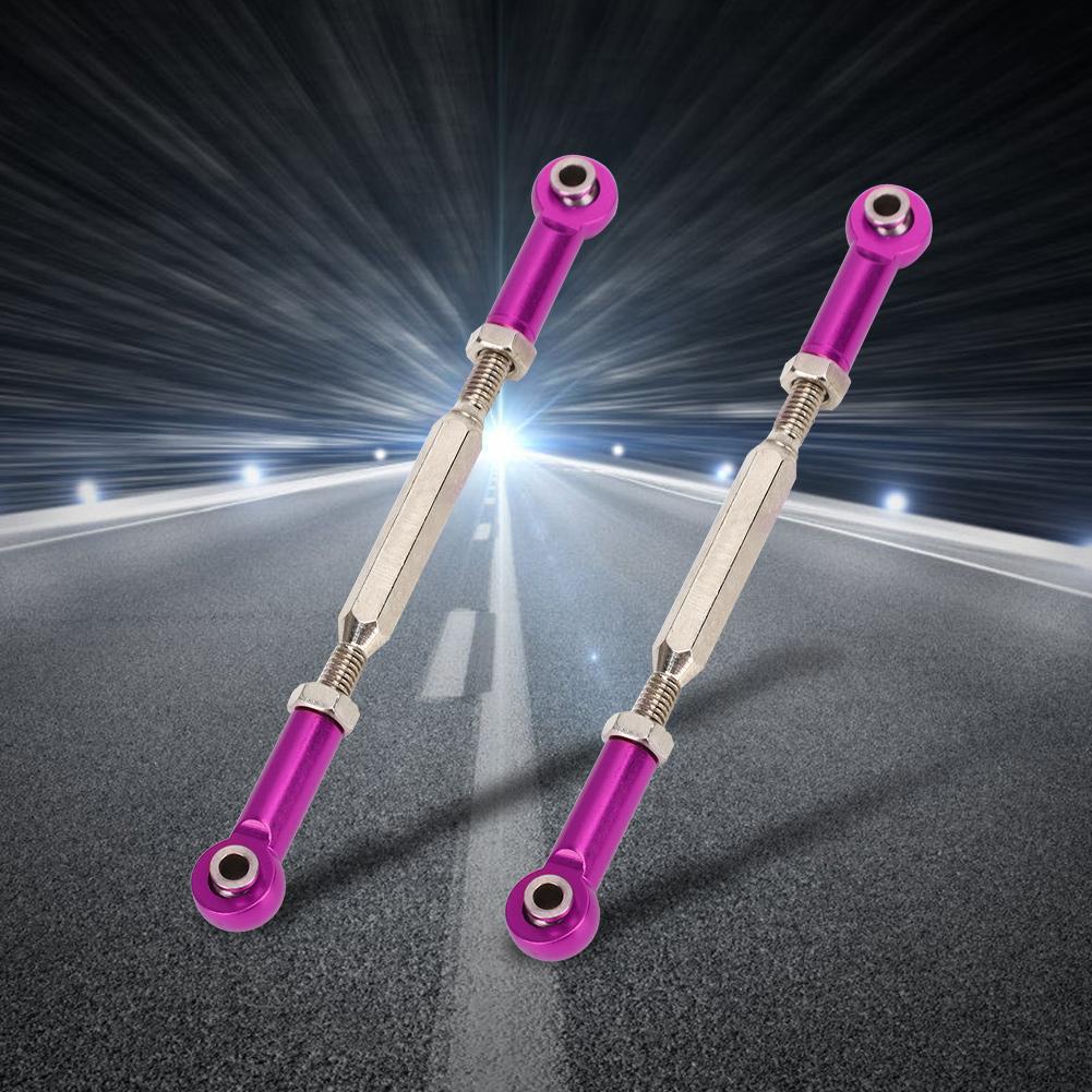 6Pcs 88mm Aluminum Alloy Push RodsTurnbuckle Rod Linkage Accessories for RC Car