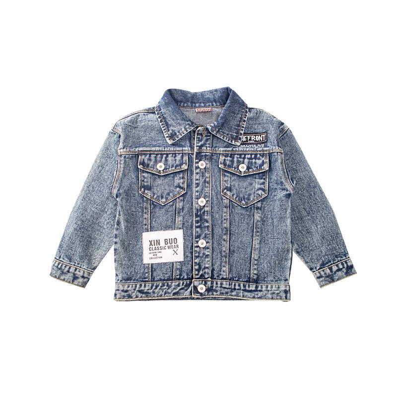Boys' Denim Jacket - Stylish Spring & Autumn 2025 Fashion for Mid To Large Kids