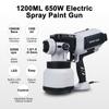 Paint Sprayer 1200ML 650W Electric Spray Paint Gun with LED Light 3 Replaceable Nozzles (1.0mm,