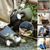 1 Par Joelheiras Antiderrapantes Espessas Almofada de Espuma Extra para Esfregar Chãos, Jardinagem, Com Revestimento Interno Macio, Tiras Ajustáveis Fortes