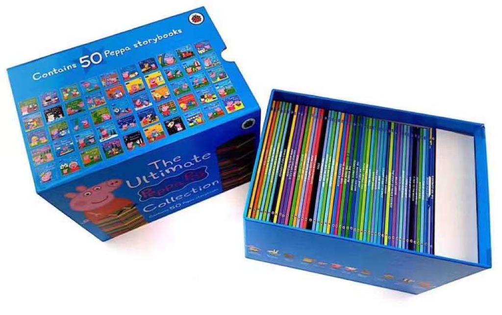 [USED] PeppaPig Blue Box Peppa Pig 50 Picture Books MP3 Audio Books
