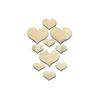 10Pcs Wall Stickers Removable Heart Wall Stickers for Home Decor Love Mirror Decals Mural Art Bedroom Furniture Decoration