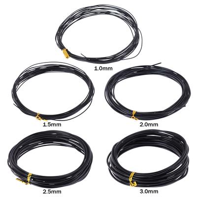 5M Bonsai Wire Anodized Aluminum Bonsai Training Wire 1.0mm, 1.5mm, 2.0mm, 2.5mm, 3mm Bonsai Binding Wire For Plant Shapes