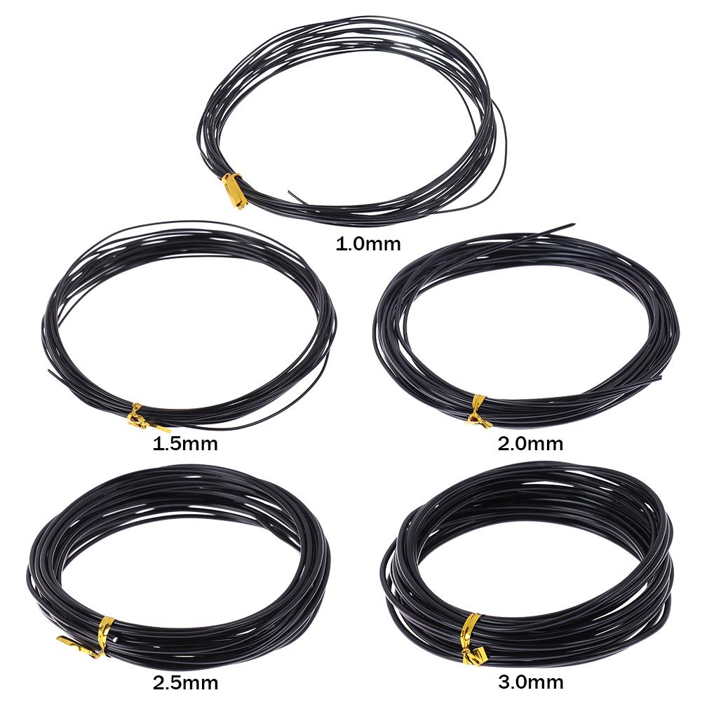 Bonsai Aluminum Wire Black Bonsai Modeling Wire Fadeless Antioxidant Soft Winding Multifunctional Handmade Orchard Garden Tools
