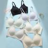 Traceless small chest jelly strip soft support lifting and gathering anti-sagging Traceless breathable bra