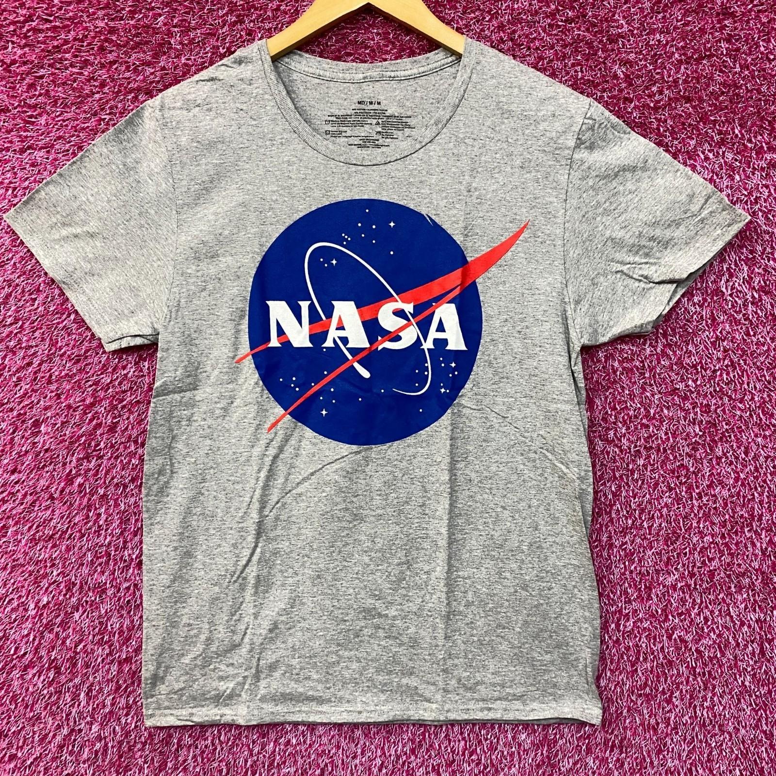 NASA Logo Gray T-Shirt Medium M