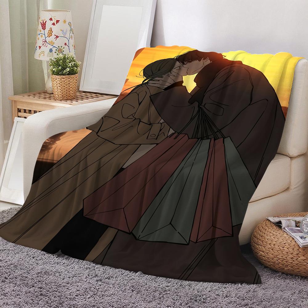 Anime Tears On a Withered Throw Flannel Throw Blanket: Soft Kid-Friendly Warm Anti-Static All Season Washable Couch Bed Home