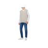 Calvin Klein Letter Embroidery Solid Color Comfortable Knit Sweater Men sweater Beige J324408-PED