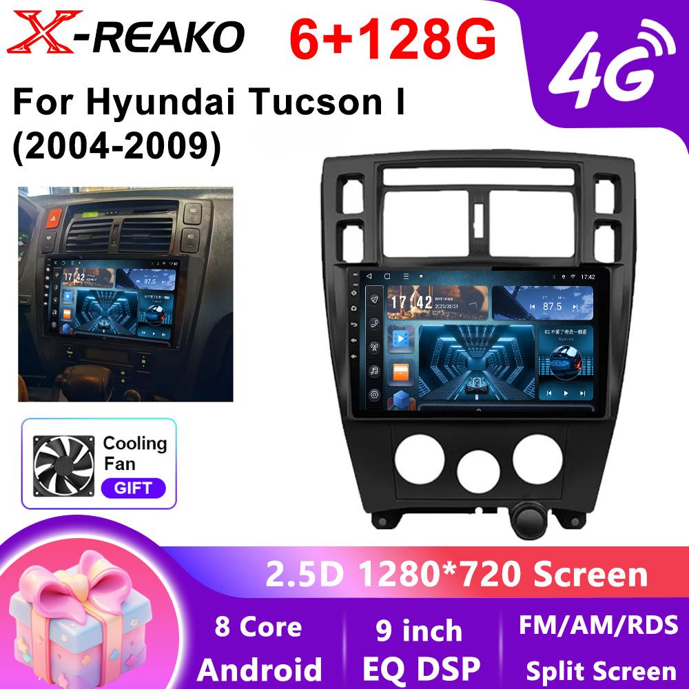 Android Auto for Hyundai Tucson 2004 2005 2006 - 2009 Car Radio Multimedia Video Player GPS Navigation Carplay Wifi Head Unit