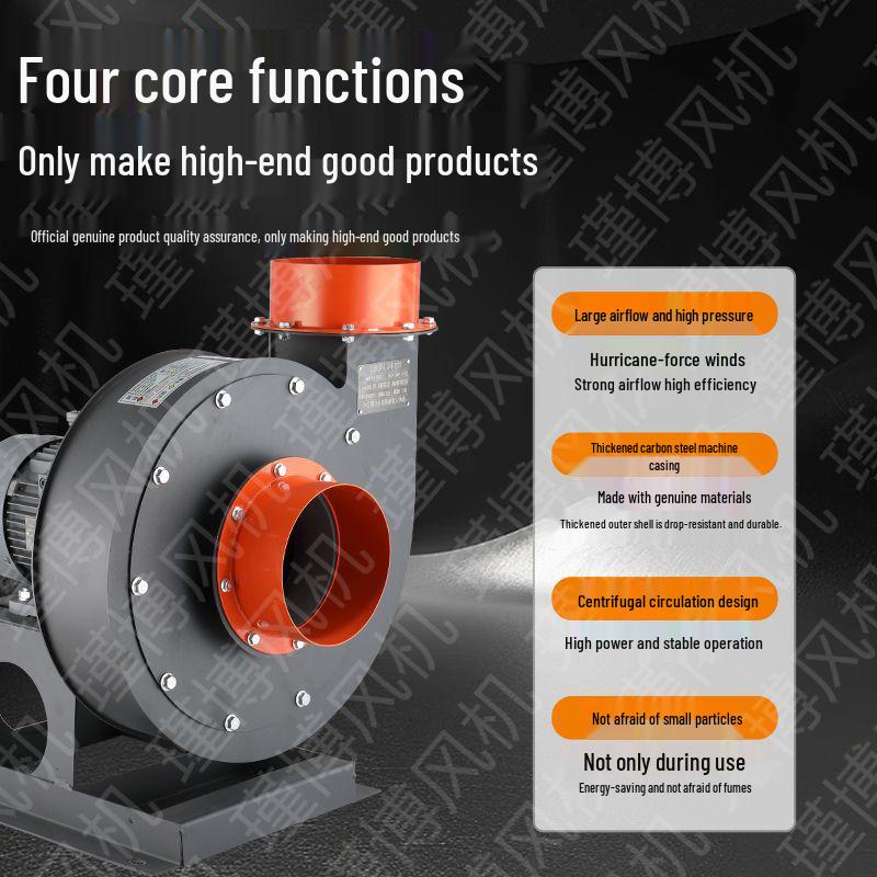 High Power Centrifugal Fan for Industrial Dust and Sawdust Removal and Conveying