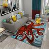 3D Ocean Themed Funny Octopus Carpet For Home Bedroom Decorative Living Room Bathroom Entrance Non-Slip Kitchen Carpet