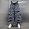 Trendy Brand American High Street Ruffian Handsome Overalls Men's Summer New Trend Loose Versatile Paratrooper Casual Pants
