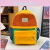 Blocking Fashion Color Design Children Backpacks For Daily Activities Outdoor