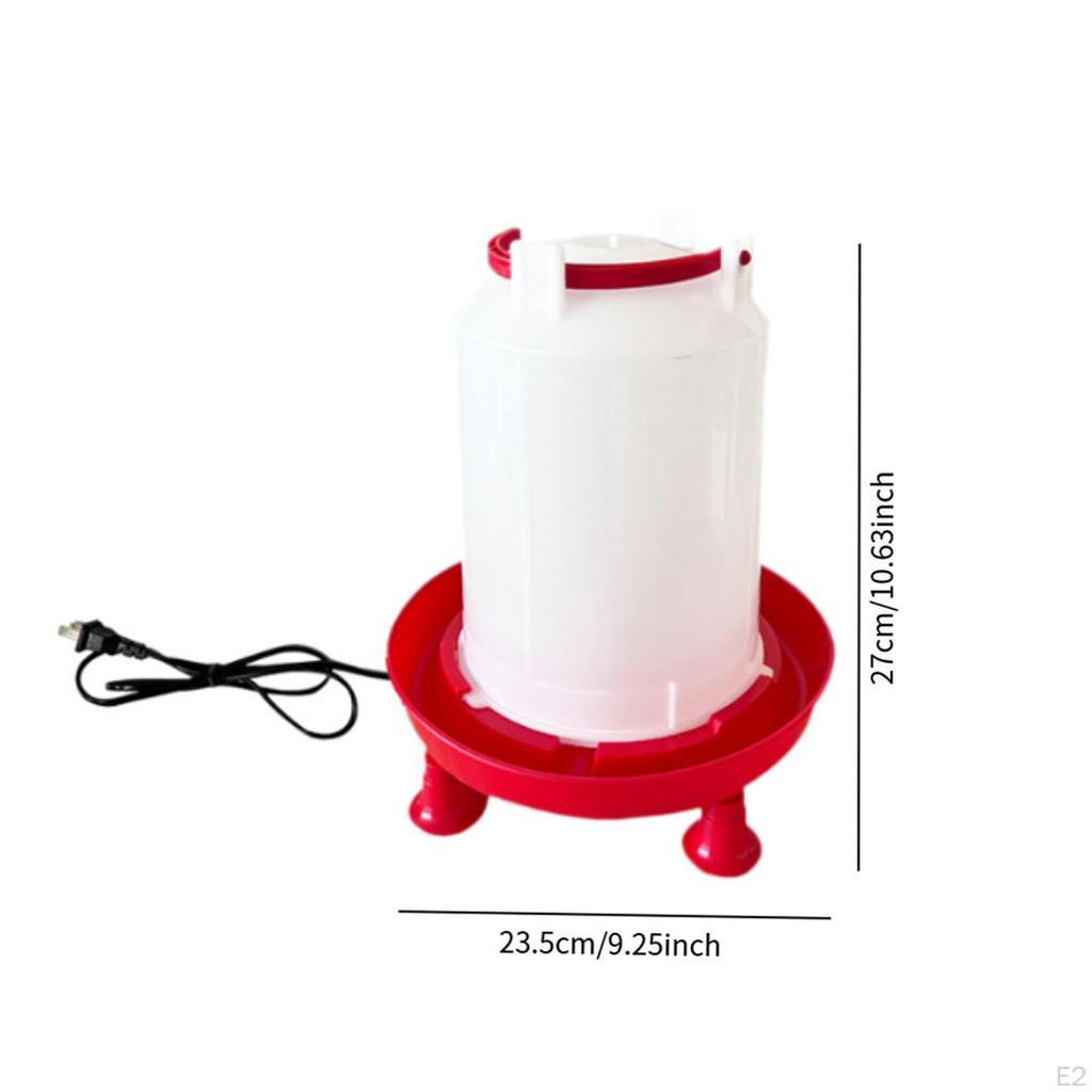 Chicken Water D Base Large Capacity Waterer for Chickens
