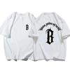 Summer Men T Shirt 100 Cotton Oversized Women T-Shirts High Quality Letter Print Sporty Customized Streetwear Tee