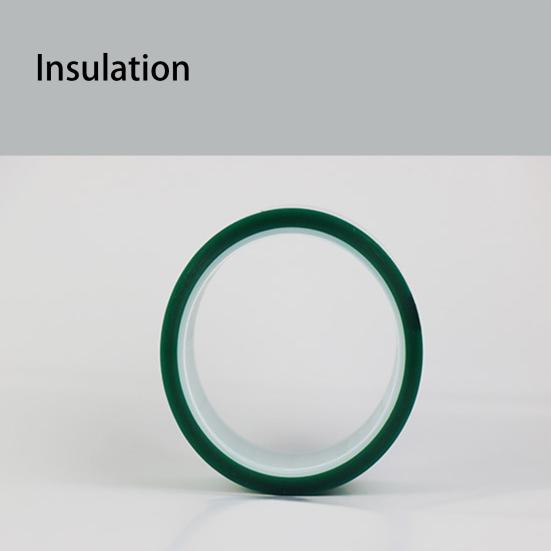 5Pcs Adhesive Sticker Waterproof Acid and Alkali Resistance Insulation High Temperature Green Tape