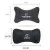 Suede Headrest Car Breathable Memory Foam Neck Pillow For Volvo V60 V40 XC90 S60 C30 XC60 V50 S90 XC40 S80 T6 V90 EX30 EX90 EM90