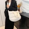 2025 Trendy New Large-capacity Autumn and Winter Clouds Fashion Underarm Space Cotton Single Shoulder Crossbody Tote Women's Bag