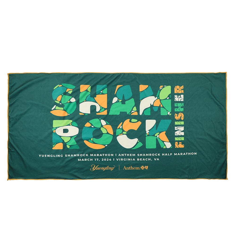 

GRS high quality warp printing large size beach towel beach swimming absorbent quick drying bath towel 74*152cm зелёный