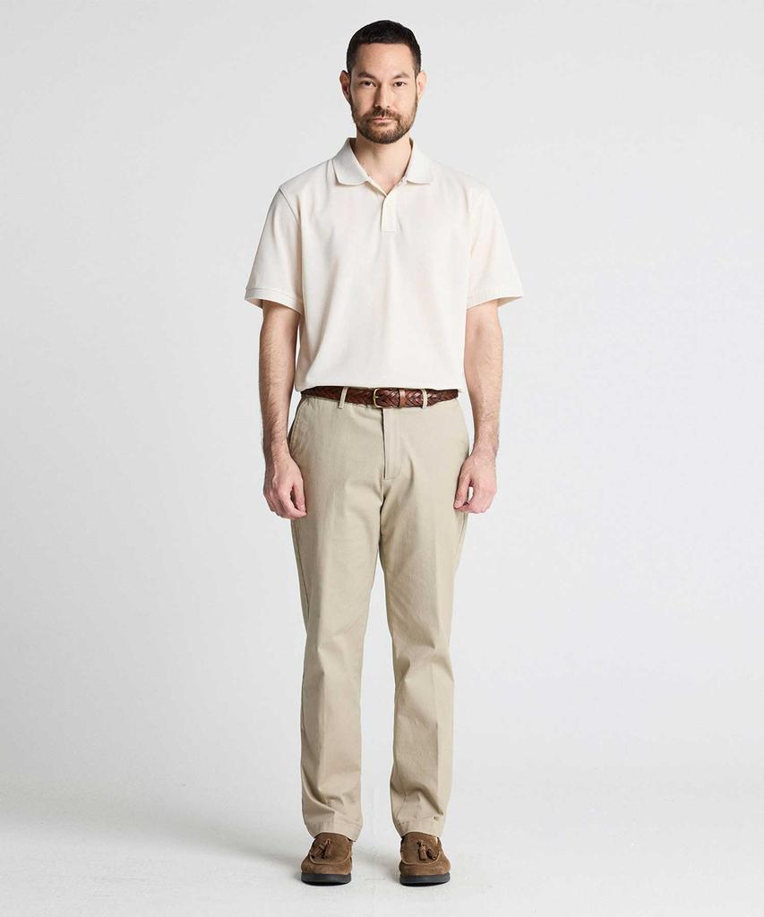 STCO Diems Lecture Silket Pq Collared Neck Short Sleeve T-Shirt Ivory (Classic Fit)_Dtsvb12Csi