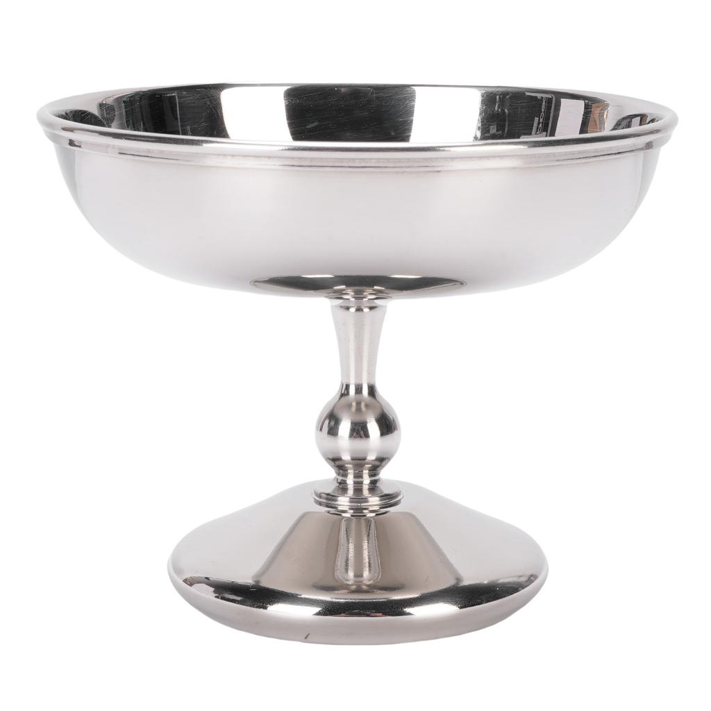 Ice Cream Cup Stainless Steel Serving Dessert Bowl Round Footed Snack Candy Cup for Salad Fruit Pudding Yogurt Party