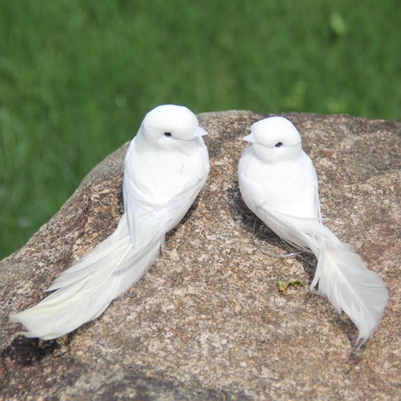 1ks Mini dekorativní hračky Umělé pěnové peří Mini Birds Craft Birds Pro