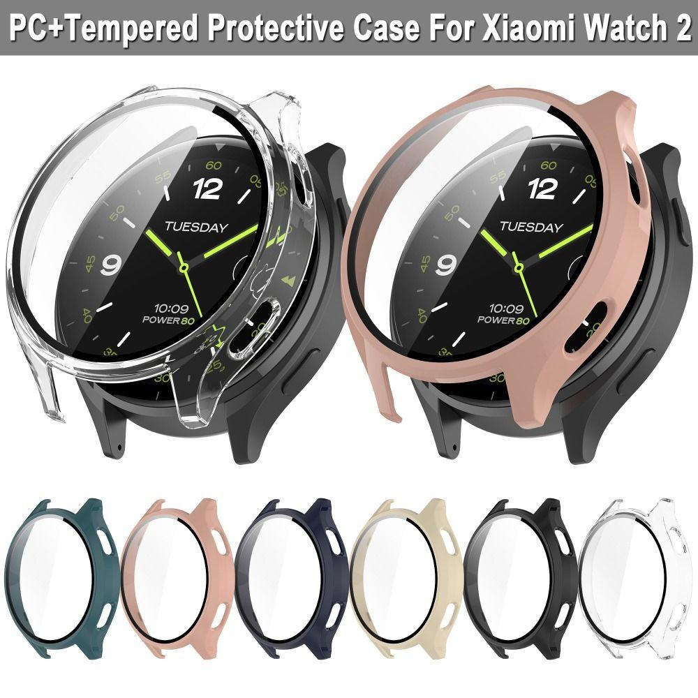 

Smart Protective Case Full Cover Edge Shell New Screen Protector for Xiaomi Watch 2 білий