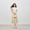 Women's New Chinese Style Floral Print Fishtail Midi Skirt