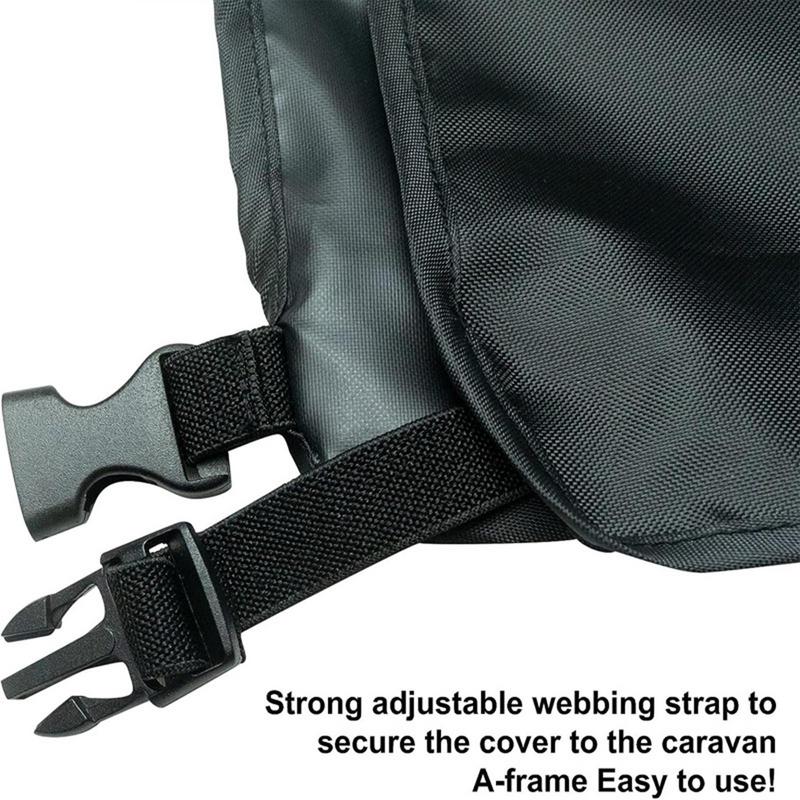 Trailer Hitch Covers Windproof Waterproof Oxford Cloth Rv Hitch Shade Tongue Jack Cover Trailer Towing Ball Coupling Lock Covers