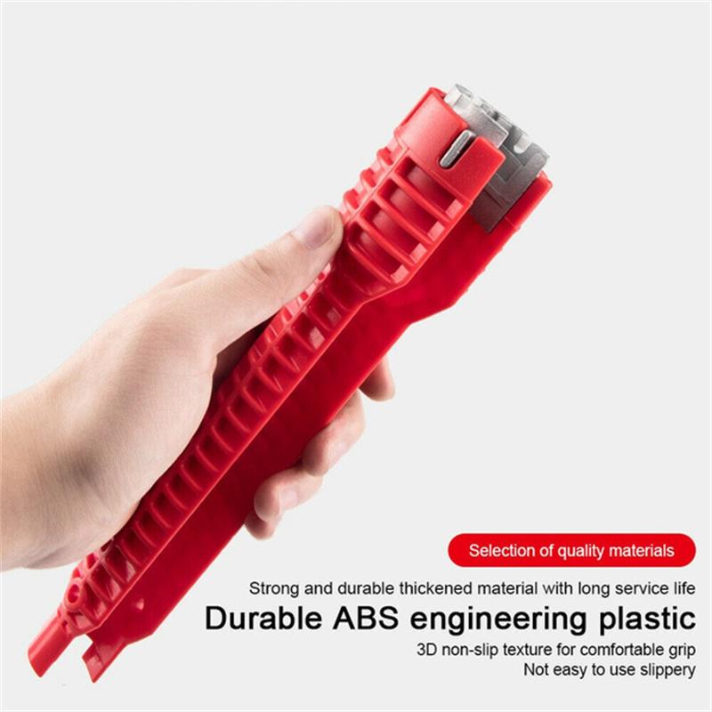 14/8/5 Klucz do kranu INSink Narzędzie do naprawy hydrauliki Uchwyt antypoślizgowy Klucz dwugłowy Klucz do hydrauliki łazienkowej Podgrzewacz wody Narzędzie kluczowe