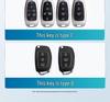 Hyundai Tucson Palisade IONIQ Nexo L Key Case Snap Button Shell