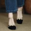 2026 New Summer Women Sexy Sandals Mid Heels Shoes Chunky Slides Slippers Casual Shoes Pumps Dress Designer Slingback Shoes