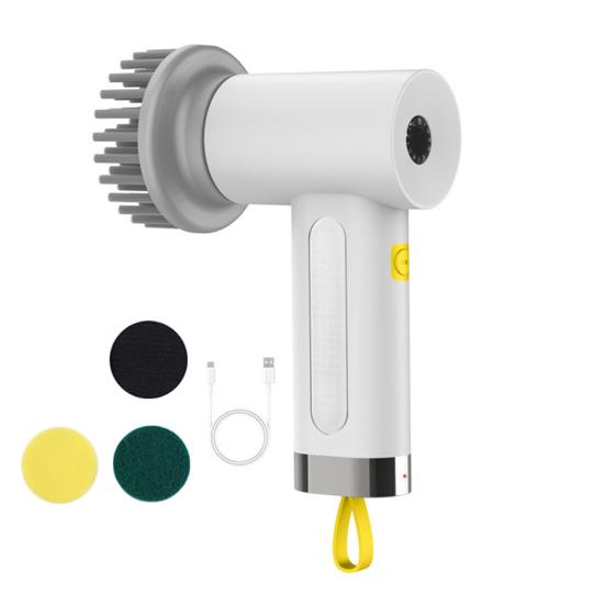 Electric Cleaning Brush Cordless Rechargeable Scrubber Motor Overload Safety Kitchen Cleaning Brush Home Cleaning Tool