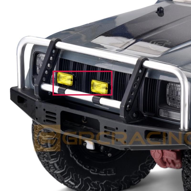 

Прямокутний прожектор 17 мм з абажуром для 1 шт.:10 машинок на радіокеруванні Traxxas Trx4 жовтий