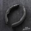 Suede Car Steering Wheel Cover Anti-Slip Protect Accessories For BMW Mini Cooper One JCW F54 F55 F56 F60 R50 R52 R53 R60 Sticker