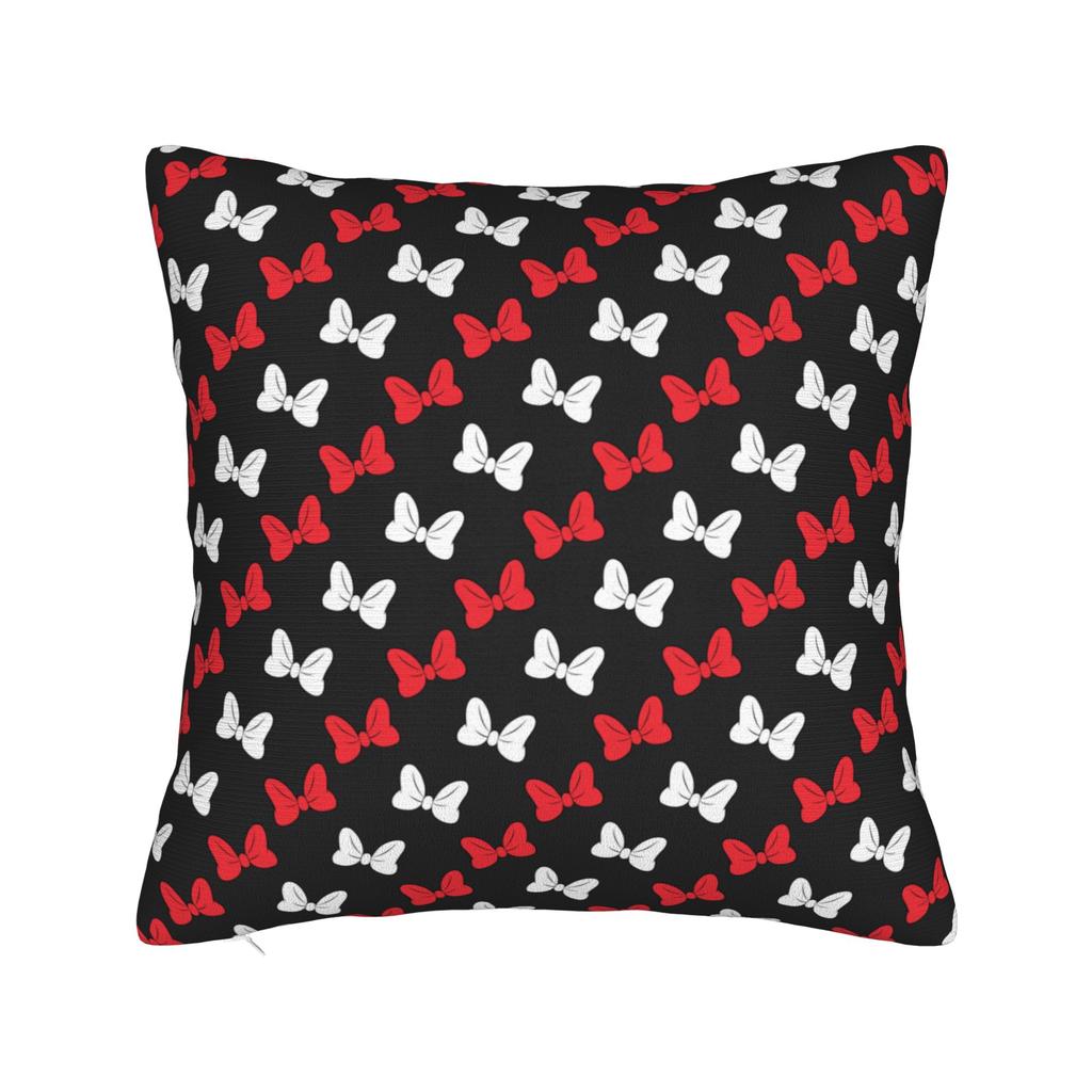 Mickey and Minnie Mouse Holiday Throw Pillow Cover Decorative Pillow Christmas Design , Customized Pillowcover Home Decor