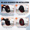 2PCS Thickened Snow Socks for Tires Snow Traction Tire Cover-Extra Large