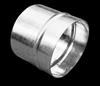 Galvanized Round Axial Fan Hose Connector: Smoke Exhaust Duct Flange Interface
