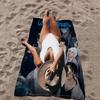 S-StrayS COOL K-Kids Kpop Microfiber Blanket Quick Drying Beach Towels Oversized Printing Super Absorbent Pool Towel Blanket