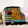 1pz Coperta da Esterno Mystery di Scooby Doo, Leggera in Flanella, Morbida e Calda, Per Tutte le Stagioni, Esterno, Campeggio, Soggiorno, Ufficio, L1106015