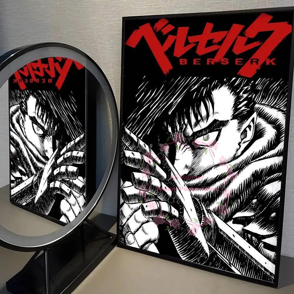 Anime B-Berserk Poster High Quality Print Home Decor Wall Art Mural Room Bar Decoration
