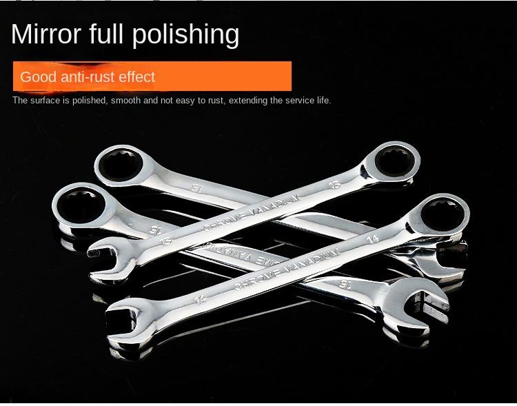 16-32mm Dual Purpose Plum Wrench Universal Car Truck Vehicle Repair Tools Torque Ratchet Combination Spanner Gear Wrench Sets